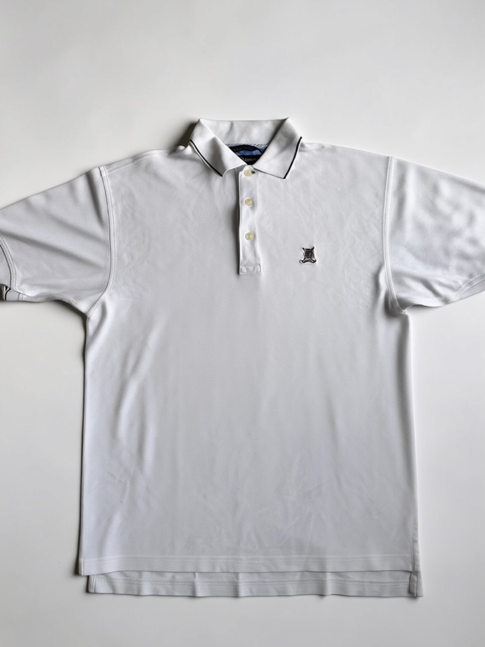 Vintage Tommy Hilfiger Polo Shirt Mens White Classic Preppy Style